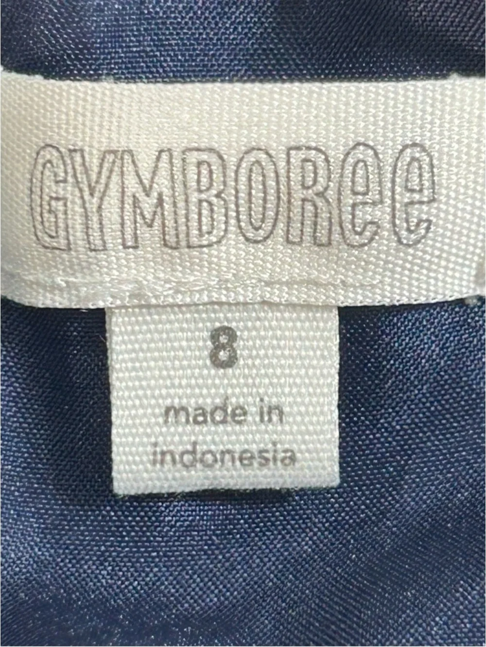 Gymboree Velvet Tiered Dress - Navy Blue | Size 8